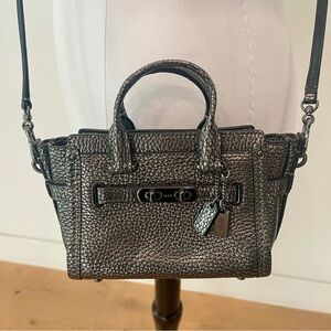 Coach Small Metallic Leather Purse